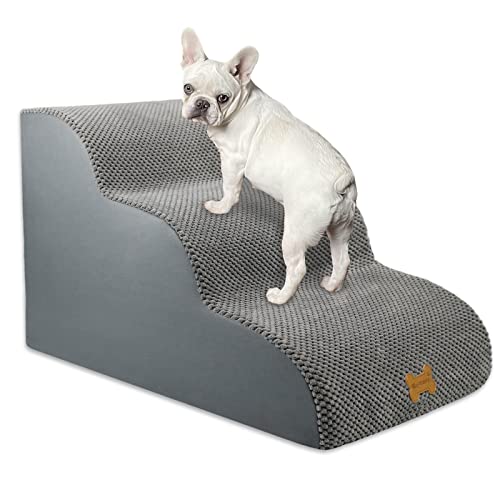 Nepfaivy Escalera para Perros Mediano - Rampa Antideslizante para Perros,...