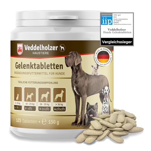 Los comprimidos condroprotector perros para articulaciones Veddelholzer con MSM,...