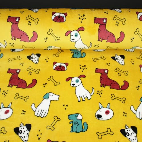 Tela Coralina Estampada Serie Fauna Alegre | 150cm Ancho | Tejido Cálido para...