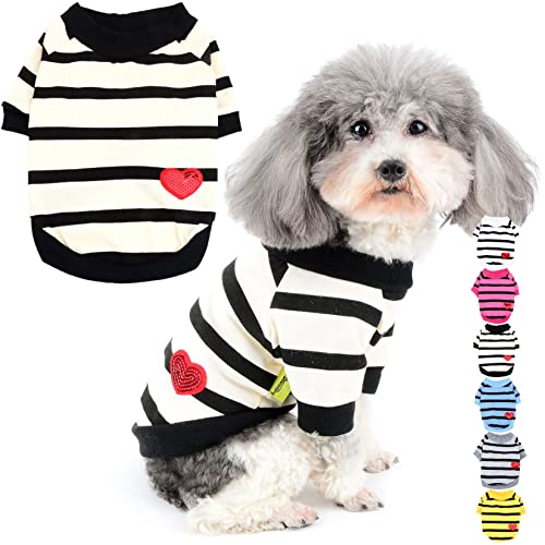 Zunea Camisas para Perros Pequeños Verano Camiseta Básica Ropa de Cachorro...
