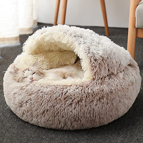 DG Catiee Cama cueva para gatos, cama para perros pequeños, tamaño mediano,...