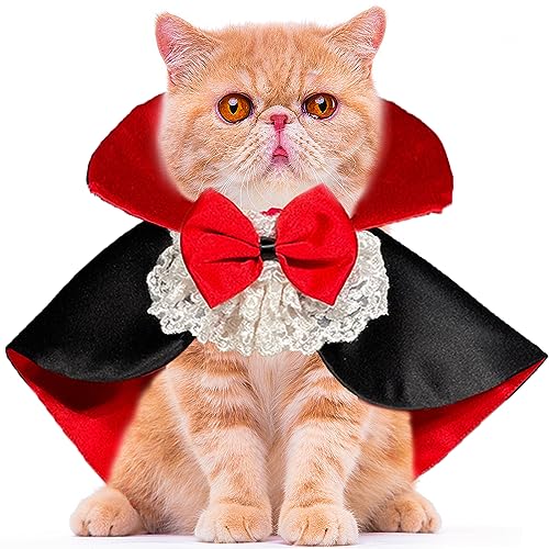 Capa de Mascota para Halloween, Vampiro ​Ropa para Mascotas, Disfraz De...
