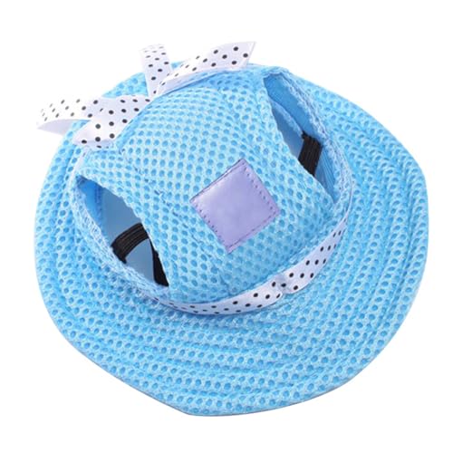 Sombrero para Perro, Gorra Redonda con Borde para Mascotas, Gorra con Visera...