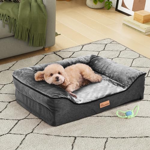 YITAHOME Cama Perro Pequeños,Colchon Perro Impermeable Lavable con Espuma...