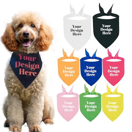 Bandanas personalizadas para perros con logotipo de foto y nombre, bufanda...