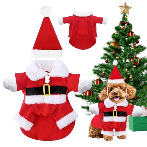 Disfraz de Navidad para Mascotas, Disfraz de Papá Noel de Pet, Ropa para...