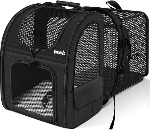 Pecute Transportin Gato Mochilas para Gatos y Perro Bolsa para Mascotas...