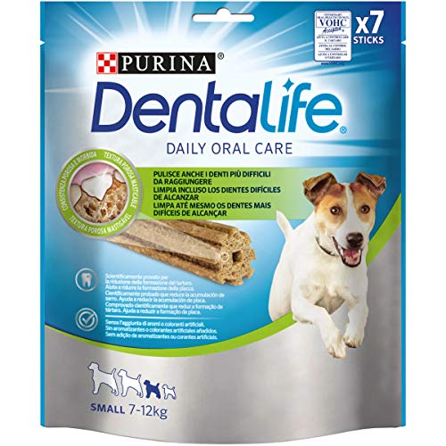 Dentalife Purina Daily Oral Care Small, Snack Dental, premio para perros...