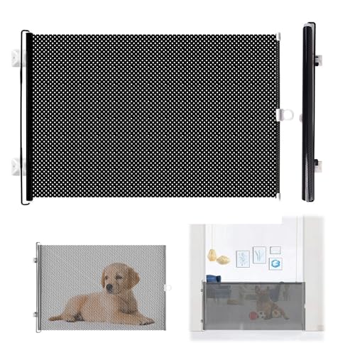 Barrera Perros Vallas Perros Barrera Seguridad Perro,Valla Retráctil para la...