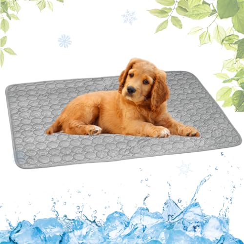 LEZUAN Colchonetas Refrescante para Perros, Alfombrilla para Perros en Verano,...