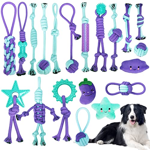 TAVADA Juguete Interactivo para Morder para Perros pequeños/Medios/Grandes,...