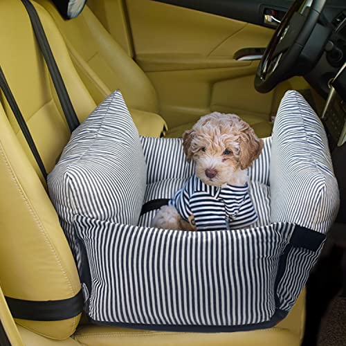 Johnear Asiento Elevador para Perros Pequeños 10kg - Cama Perro Coche 2 en 1...