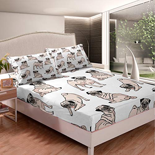 Juego de sábanas con Estampado de Perro, diseño de Perro, 3 Piezas, tamaño...
