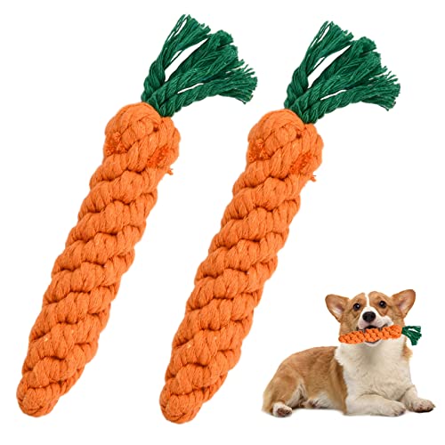 Vesaneae 2pcs Juguetes Masticables para Cachorros, Durable Masticable Cuerda de...