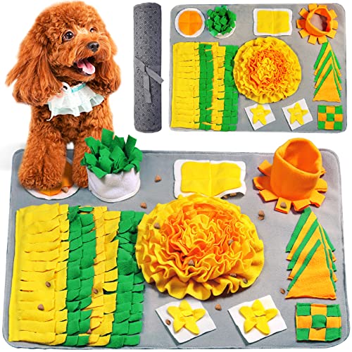 MULEVIP Snuffle Mat para Perros 72 * 52 cm Alfombra Olfativa Perros,Alfombra de...