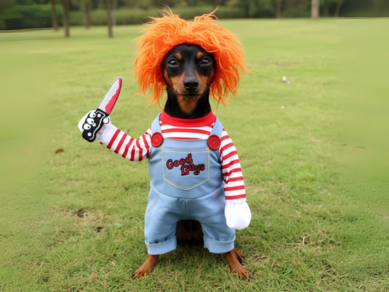 disfraz pinscher chucky