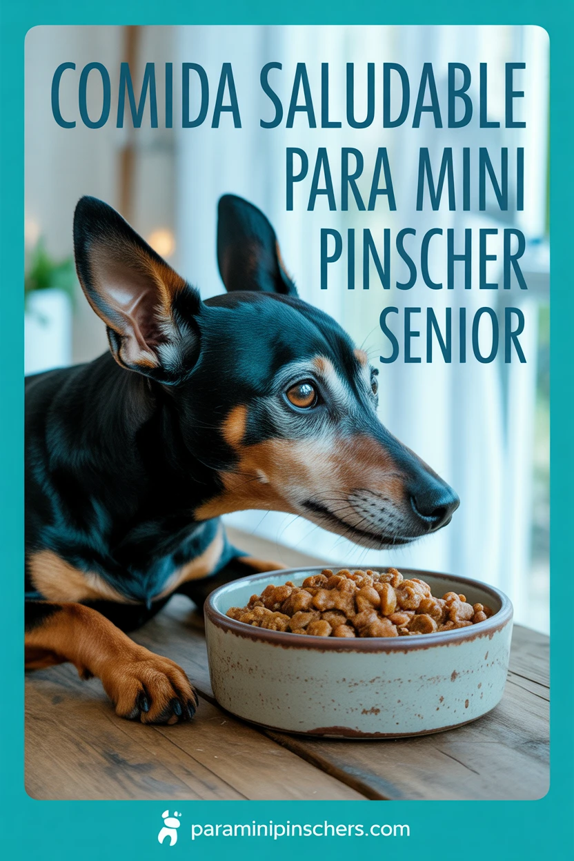 Comida saludable para Mini Pinscher senior
