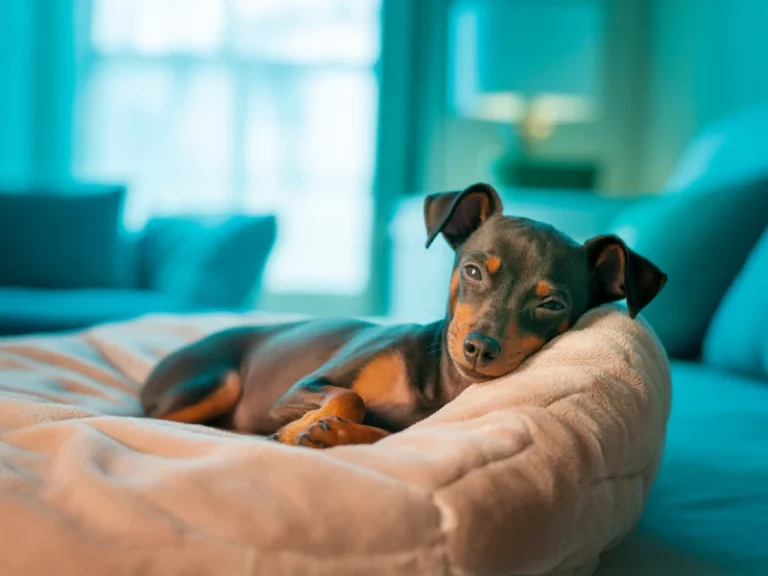 camas top para mini pinscher que se acurrucan