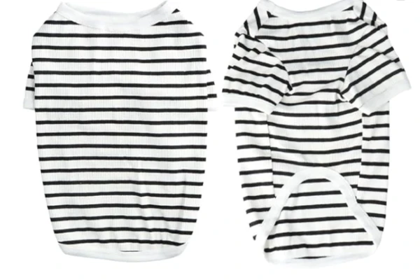 Camiseta de algodón elástico para perro