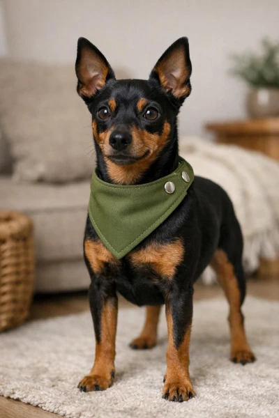 bandana con cierre para pinscher