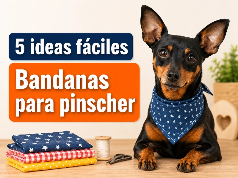 bandanas para pinscher miniatura diy
